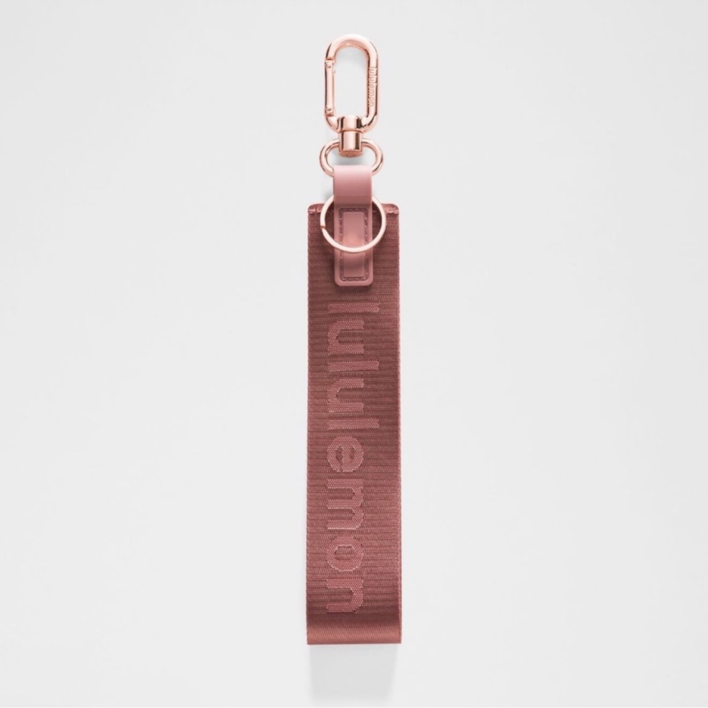 NWT Lululemon Athletica Never Lost Keychain Red Clay/Rockwood